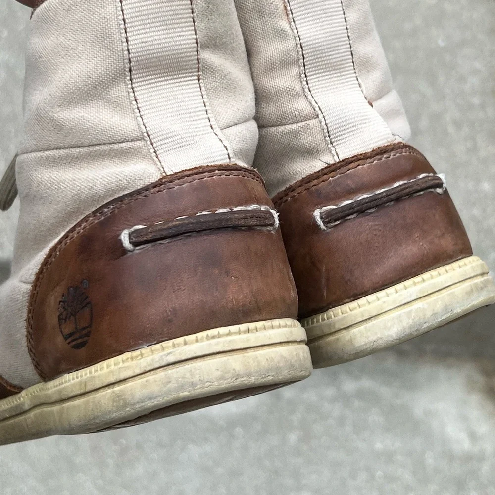 Timberland Earthkeepers Leather Canvas Boots Men’s Size 9